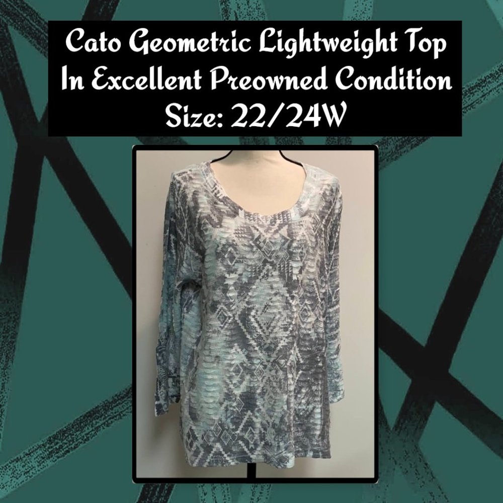 Cato Geometric Lightweight Top